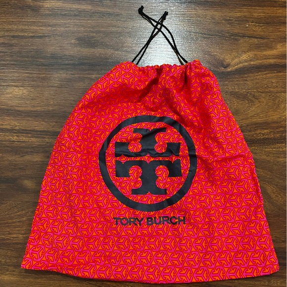 Tory Burch Handbags - Tory Burch Geometric Red Pouch